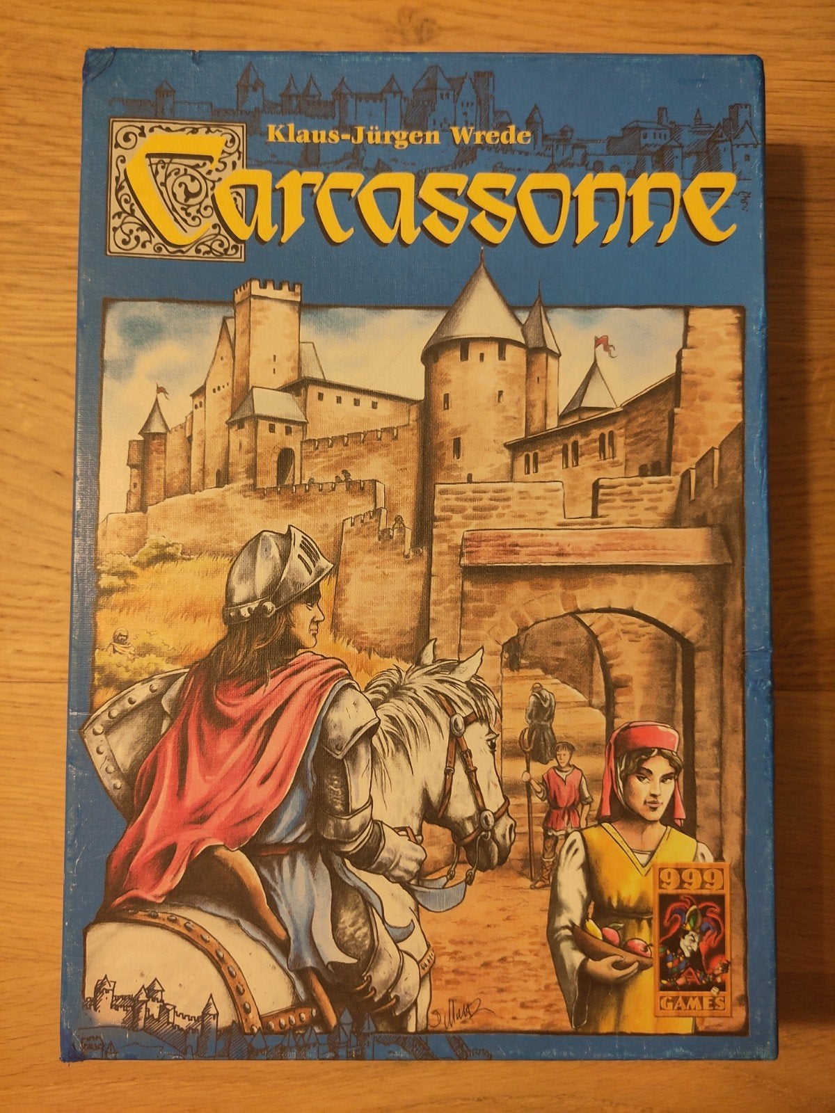 Carcassonne bordspel, Hobby en Vrije tijd, Gezelschapsspellen | Bordspellen, Vijf spelers of meer, Ophalen of Verzenden, Gebruikt