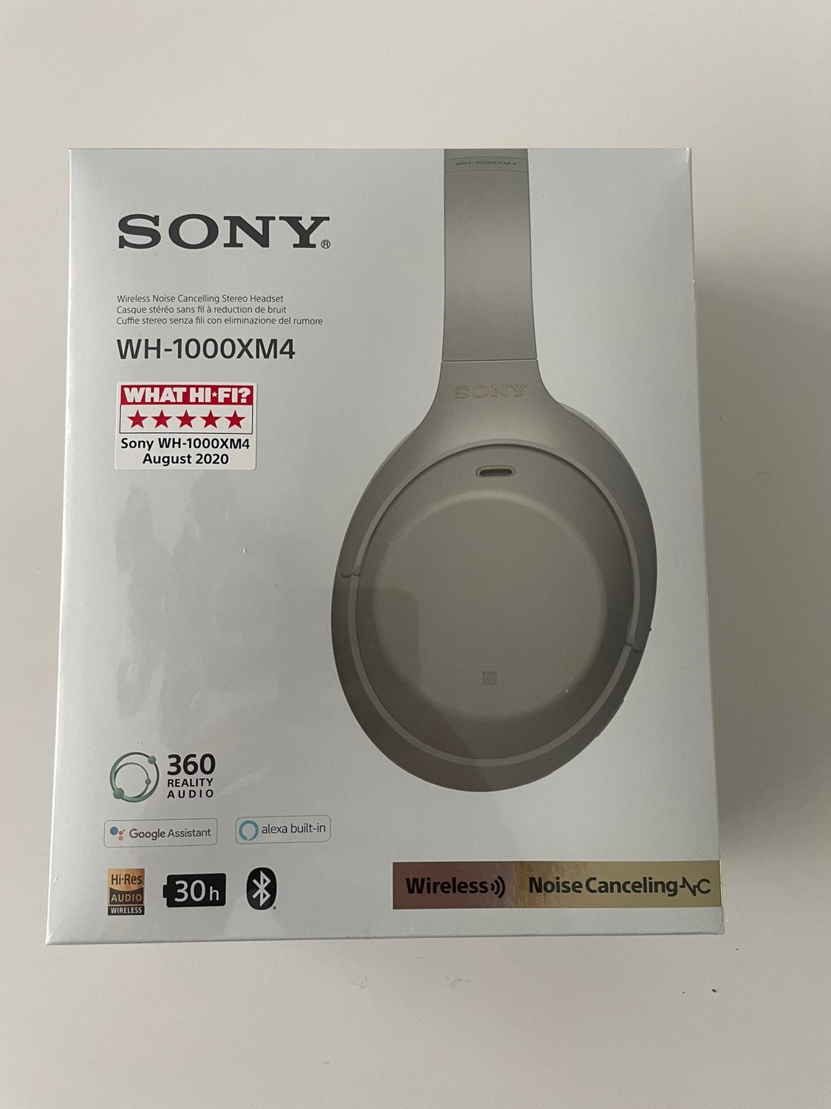 Sony WH-1000XM4 zilver, Ophalen of Verzenden, Nieuw, Zilver, Sony