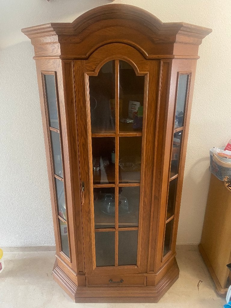 Classic Display Cabinet, Ophalen, Gebruikt, Met lade(s), Overige houtsoorten