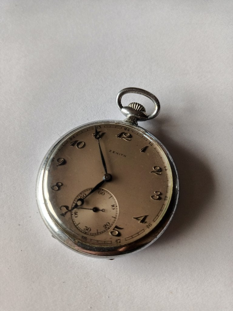 Zenith zakhorloge 1936, Verzenden, Staal, Zakhorloge, Overige merken