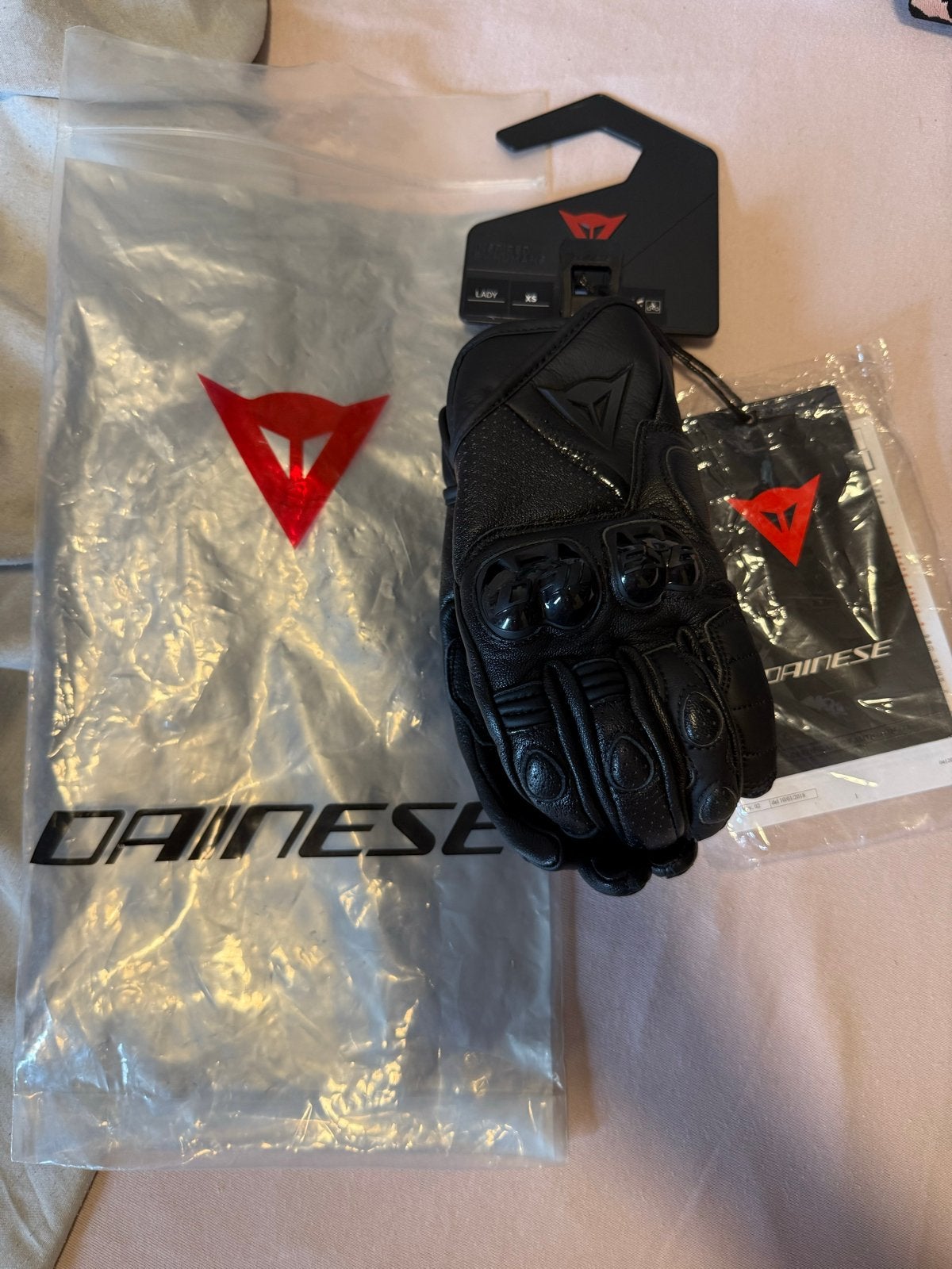Dainese Blackshape Lady leren motorhandschoenen XS, Motoren, Ophalen, Nieuw met kaartje, Dames, Handschoenen
