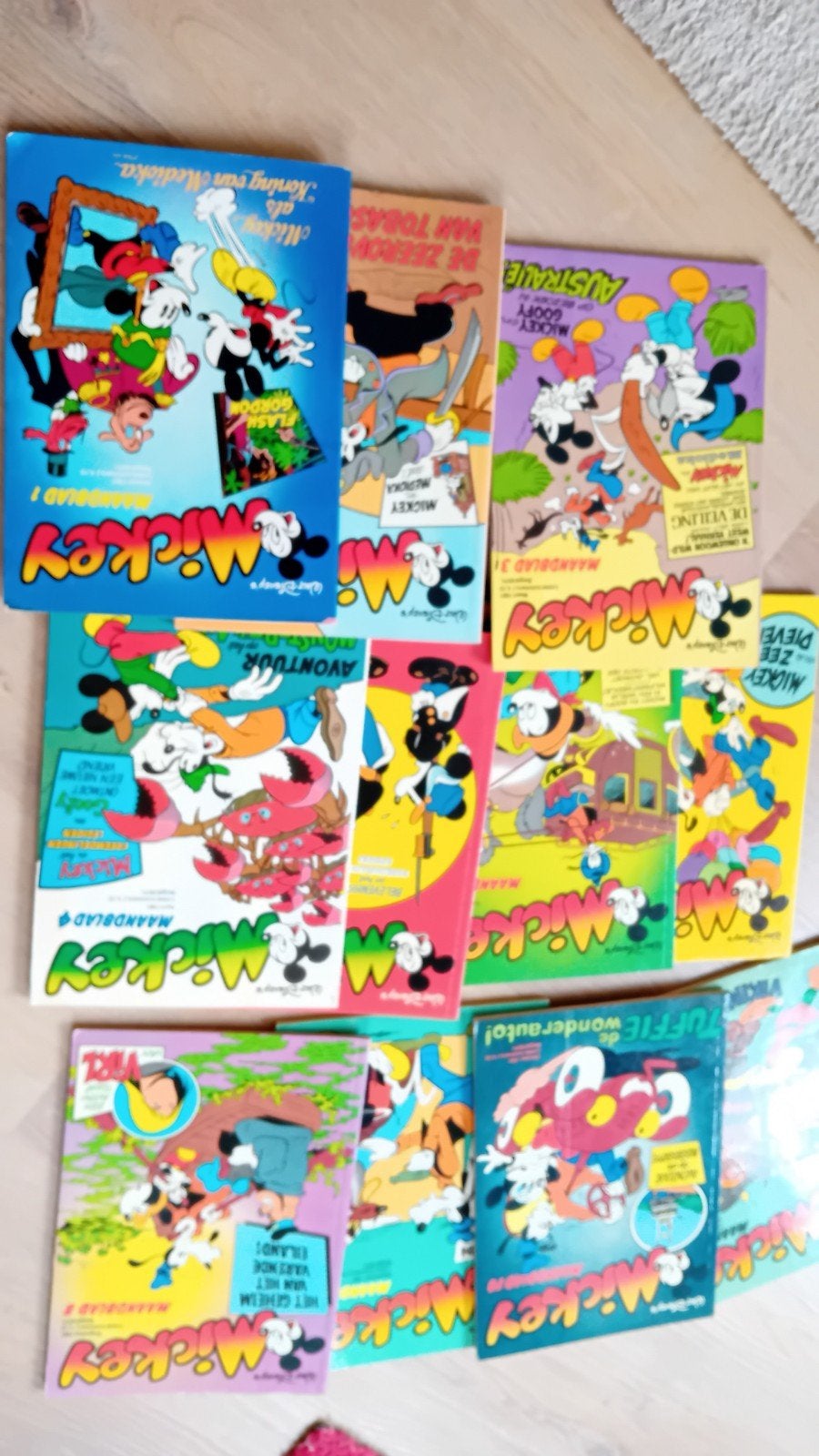Mickey mouse stripboeken, Boeken, Meerdere stripboeken, Ophalen of Verzenden, Gelezen