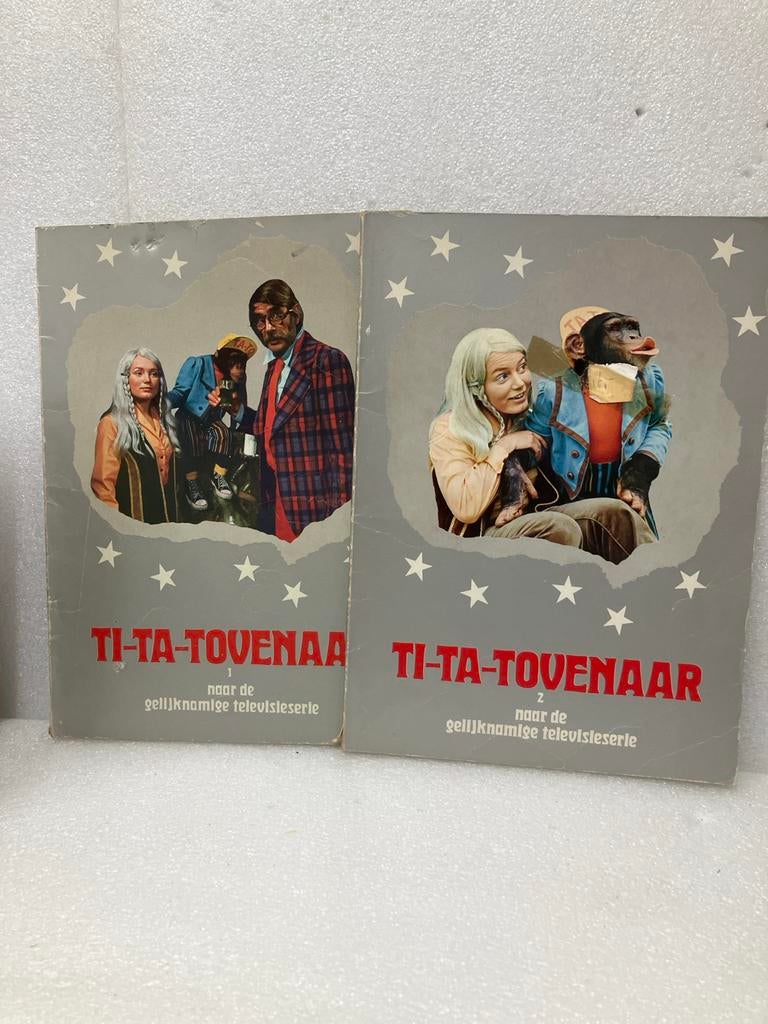 Ti-Ta Tovenaar leesboek deel 1 & 2 - Vintage kinderboeken, Ophalen of Verzenden, Gelezen, Fictie algemeen