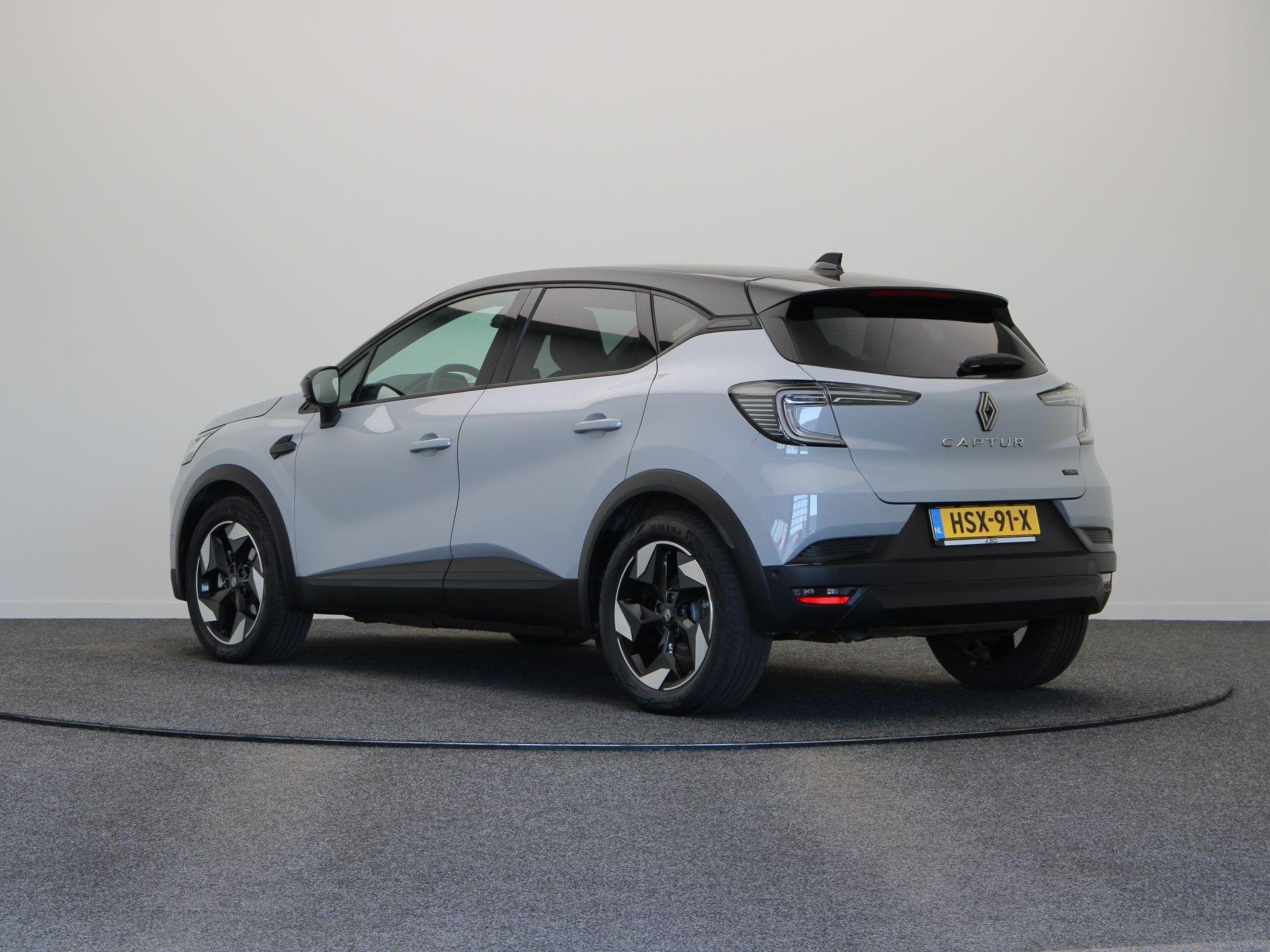 Renault Captur 1.6 E-Tech full hybrid 145 techno | Achteruit, Auto's, 1345 kg, Gebruikt, Leder en Stof, Origineel Nederlands