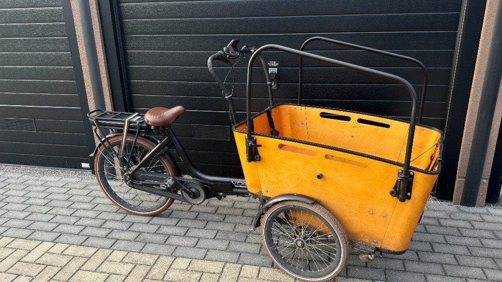 VOGUE CARRY 3 - ELEKTRISCHE BAKFIETS, Ophalen, Gebruikt, 4 kinderen of meer, Huif