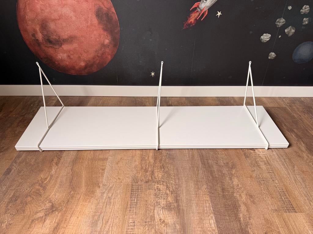 3x IKEA Bergshult/Pershult boekenplank 120x30, Huis en Inrichting, Woonaccessoires | Wandplanken en Boekenplanken, Ophalen, Zo goed als nieuw