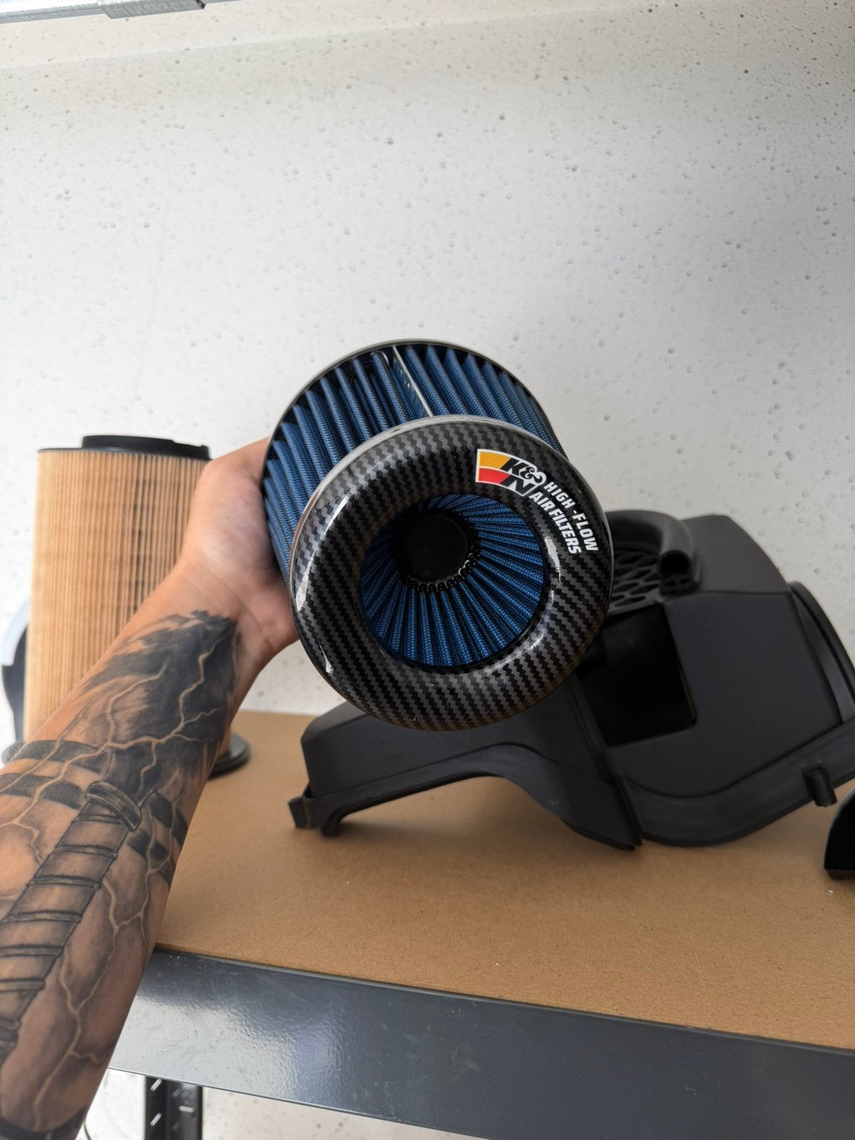 K&N MushroomHead 3/3,5/4inch auto inlaatluchtfilter voor uni, Auto-onderdelen, Ophalen, Nieuw