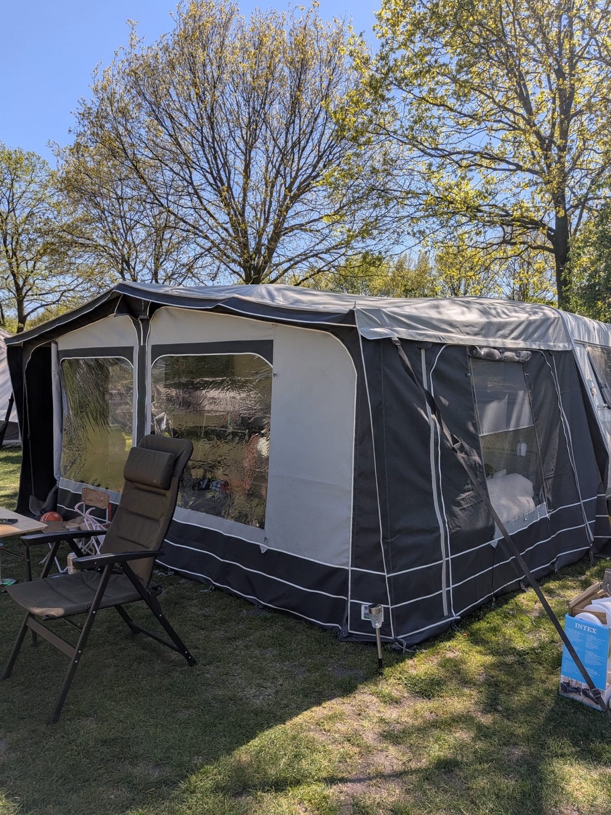 Hypercamp Costa Brava 300 Voortent - Ruim en Compleet, Ophalen, Gebruikt, PVC, Overige merken