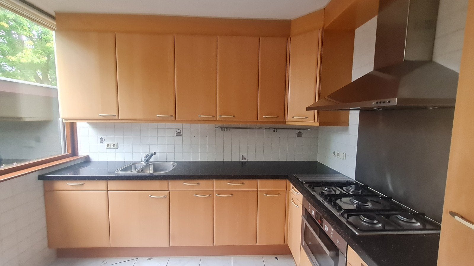 Gratis af te halen: Jaren '90 Rational keuken met apparatuur, Ophalen, Gebruikt, Overige materialen, Bruin