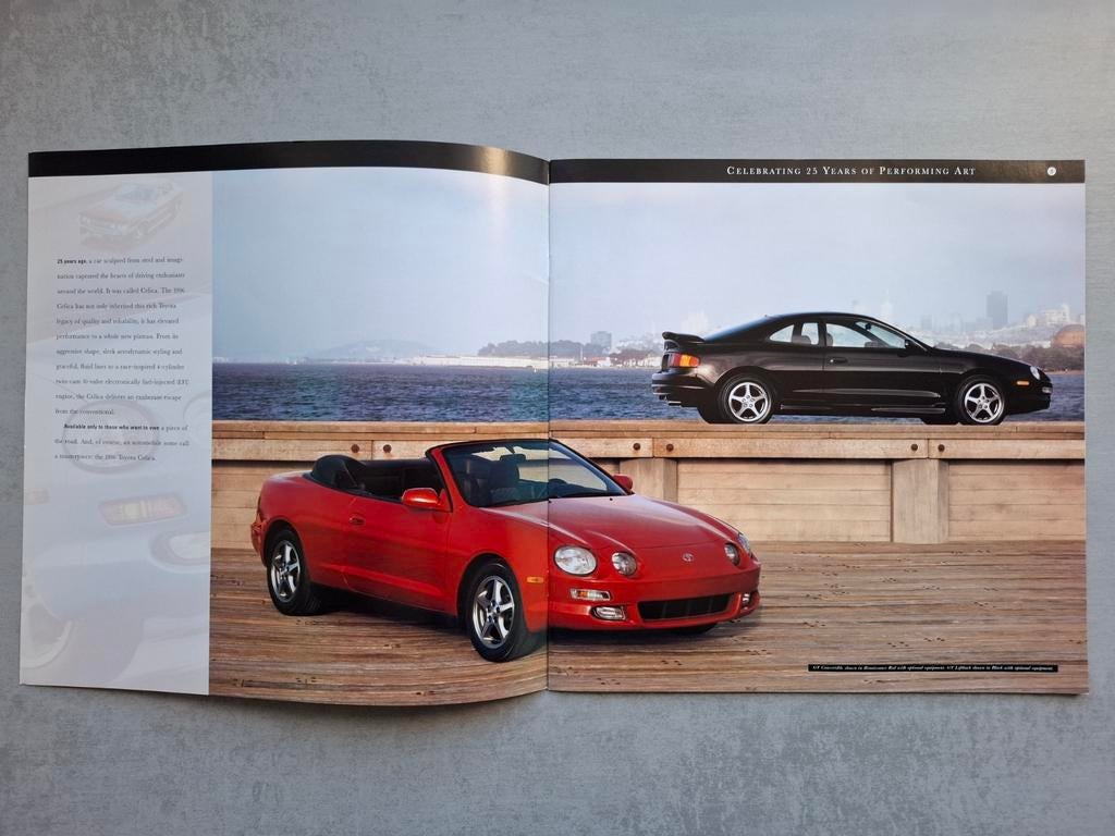 1996 Toyota Celica brochure - 1995, Ophalen of Verzenden, Zo goed als nieuw, Toyota