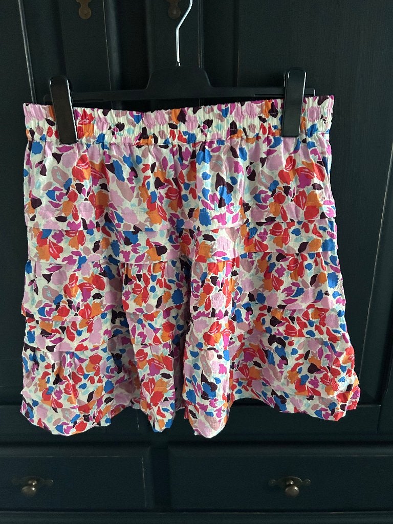 Bloemetjes rok YAS maat XL, Kleding | Dames, Rokken, Meerkleurig, Maat 42/44 (L), Ophalen of Verzenden, Zo goed als nieuw