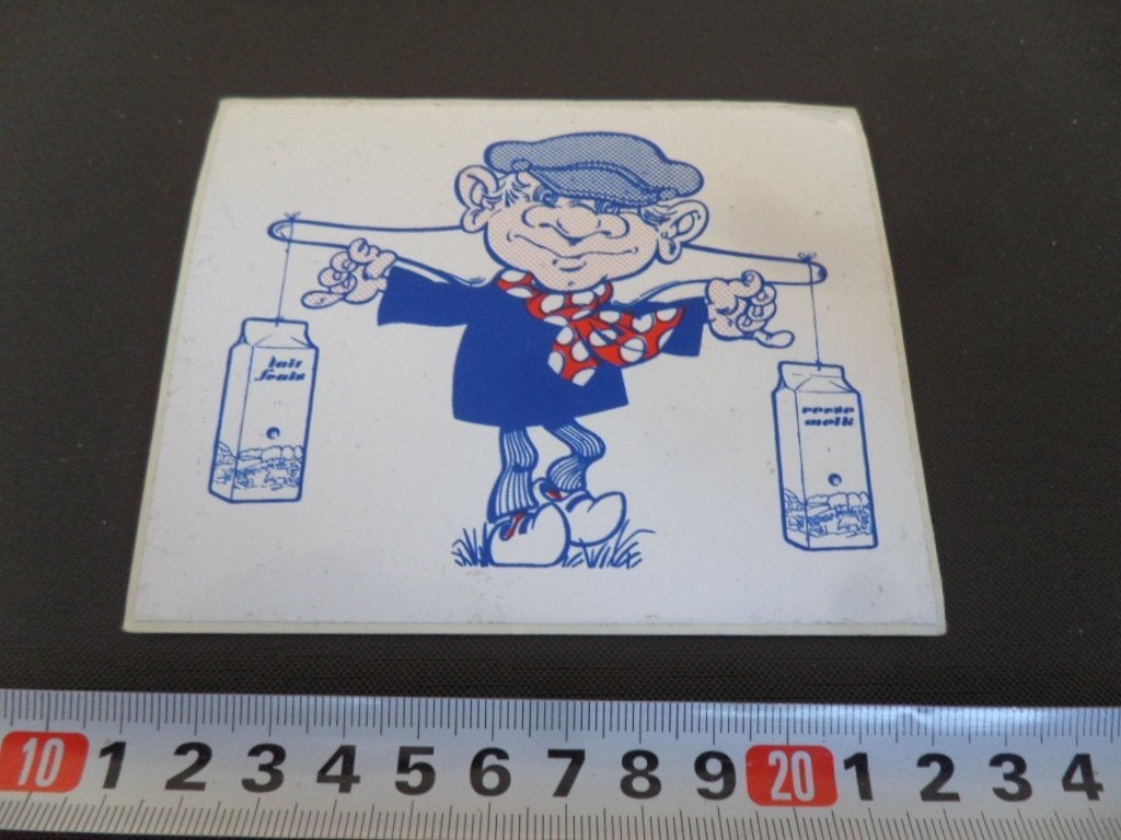 sticker strip Boer Melk, Verzamelen, Stickers, Ophalen, Zo goed als nieuw