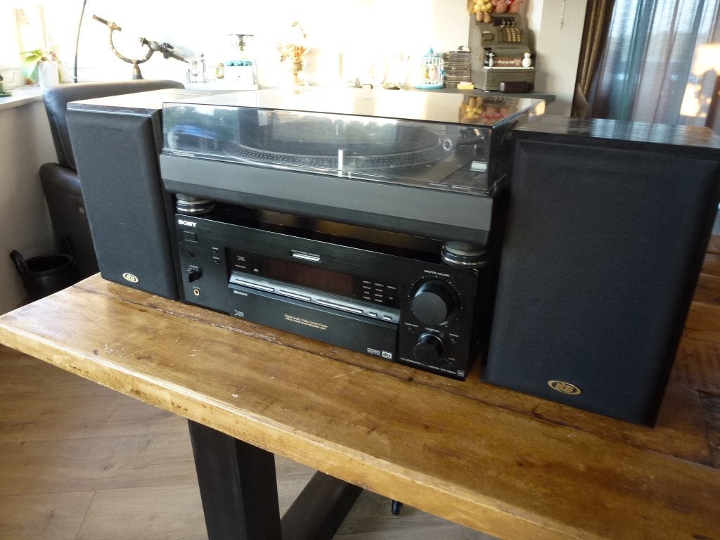 Fraaie stereoset  met Sony versterker en boxen, Audio, Tv en Foto, Stereo-sets, Ophalen of Verzenden, Sony