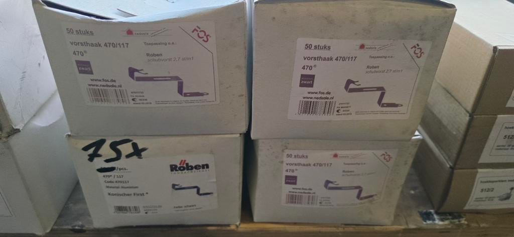 Vorsthaak 470/117 Roben (50 stuks), Ophalen of Verzenden, Nieuw, Overige materialen, Overige typen