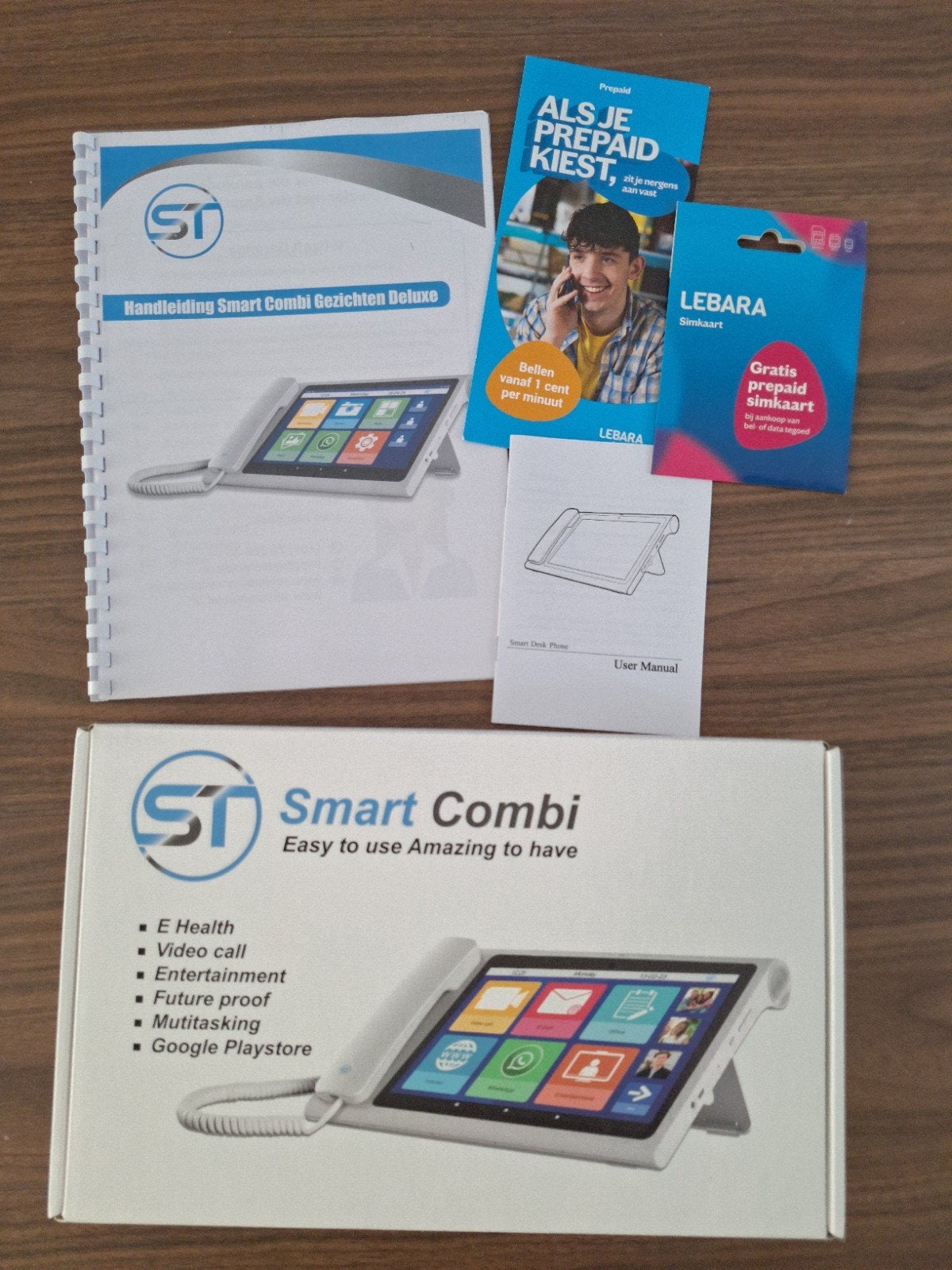 Senioren Tablet Smartcombi Gezichten de Luxe | Nieuwstaat, Computers en Software, Android Tablets, Ophalen of Verzenden, Nieuw