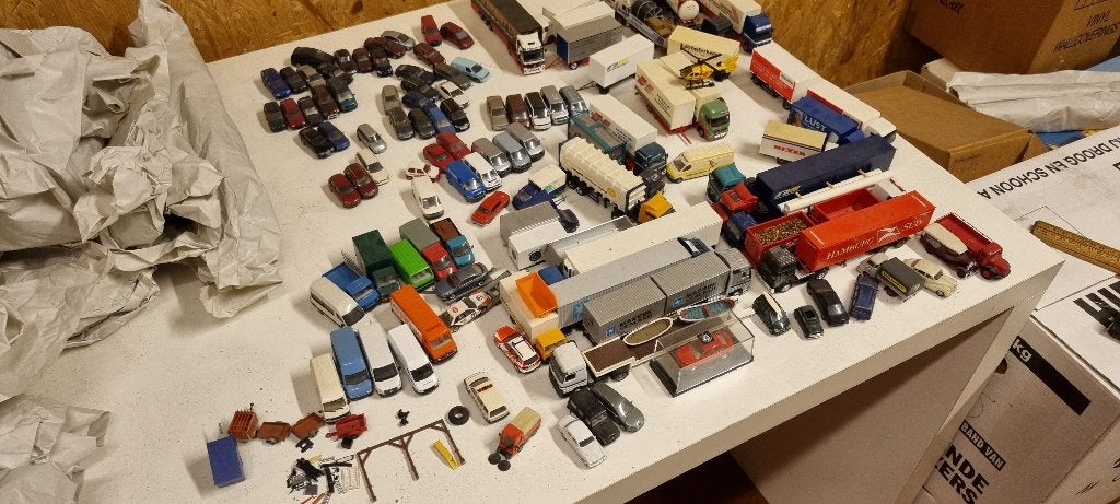 Wiking / Herpa Mega collectie 1/87 HO auto / vrachtwagens, Overige merken, Gelijkstroom of Wisselstroom, Overige typen, Analoog