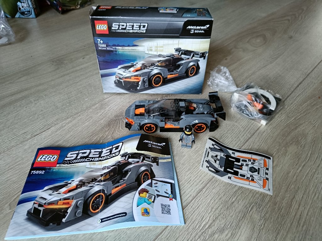 “LEGO Speed Champions McLaren Senna” - set nummer 75892, Gebruikt, Lego, Compleet, Complete set