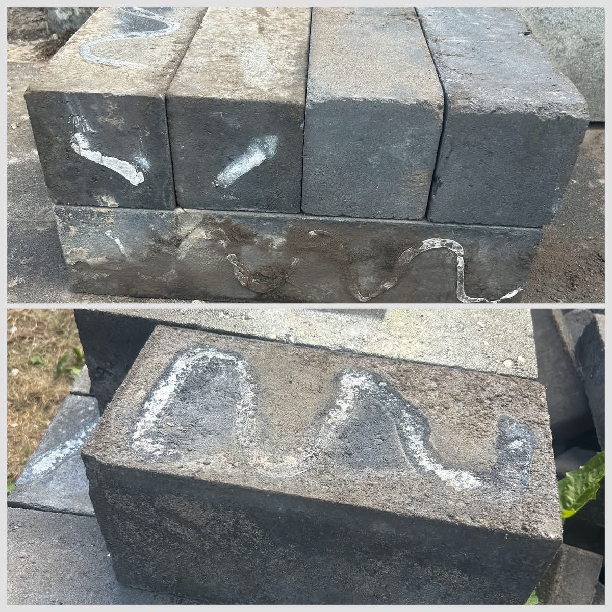Gratis beton blokken, Ophalen, Gebruikt, 25 cm of meer, Minder dan 100 cm