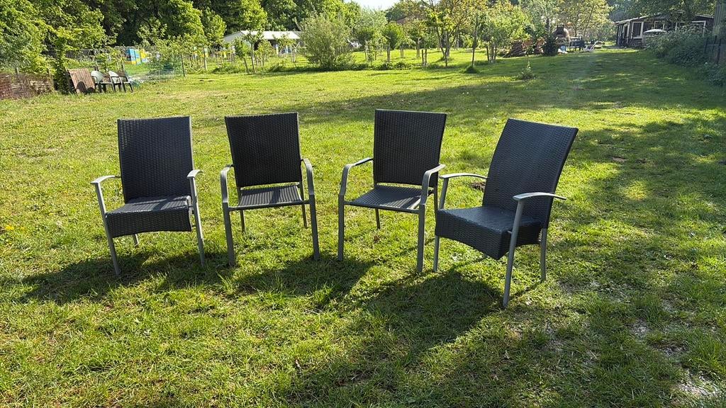 Tuinstoelen, Tuin en Terras, Ophalen, Gebruikt, Kunststof