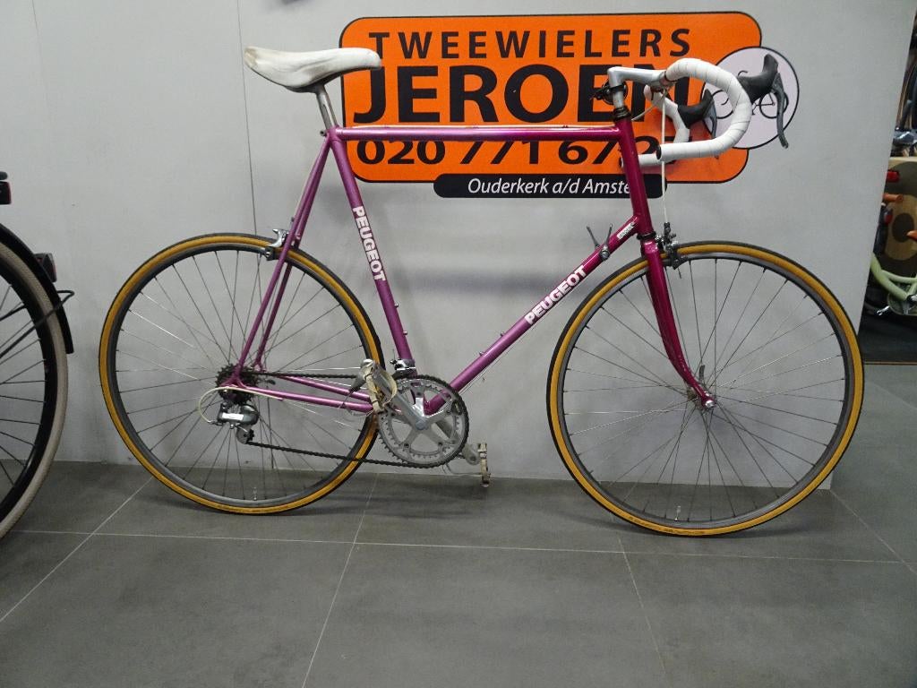 Peugeot Racefiets 28 inch 66 cm frame UNIEK, Fietsen en Brommers, Fietsen | Racefietsen, 28 inch, Gebruikt, Staal, Fr