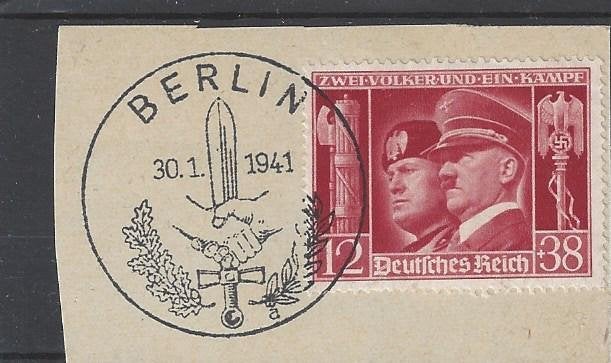 Historie Duitse Rijk, wapenbroederschap Hitler en Mussolinni, Verzenden, Overige soorten, Duitsland, Overige typen