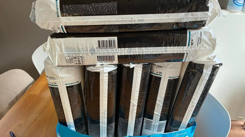 Incontinentie materiaal man 7x 20 stuks, Ophalen of Verzenden, Zo goed als nieuw