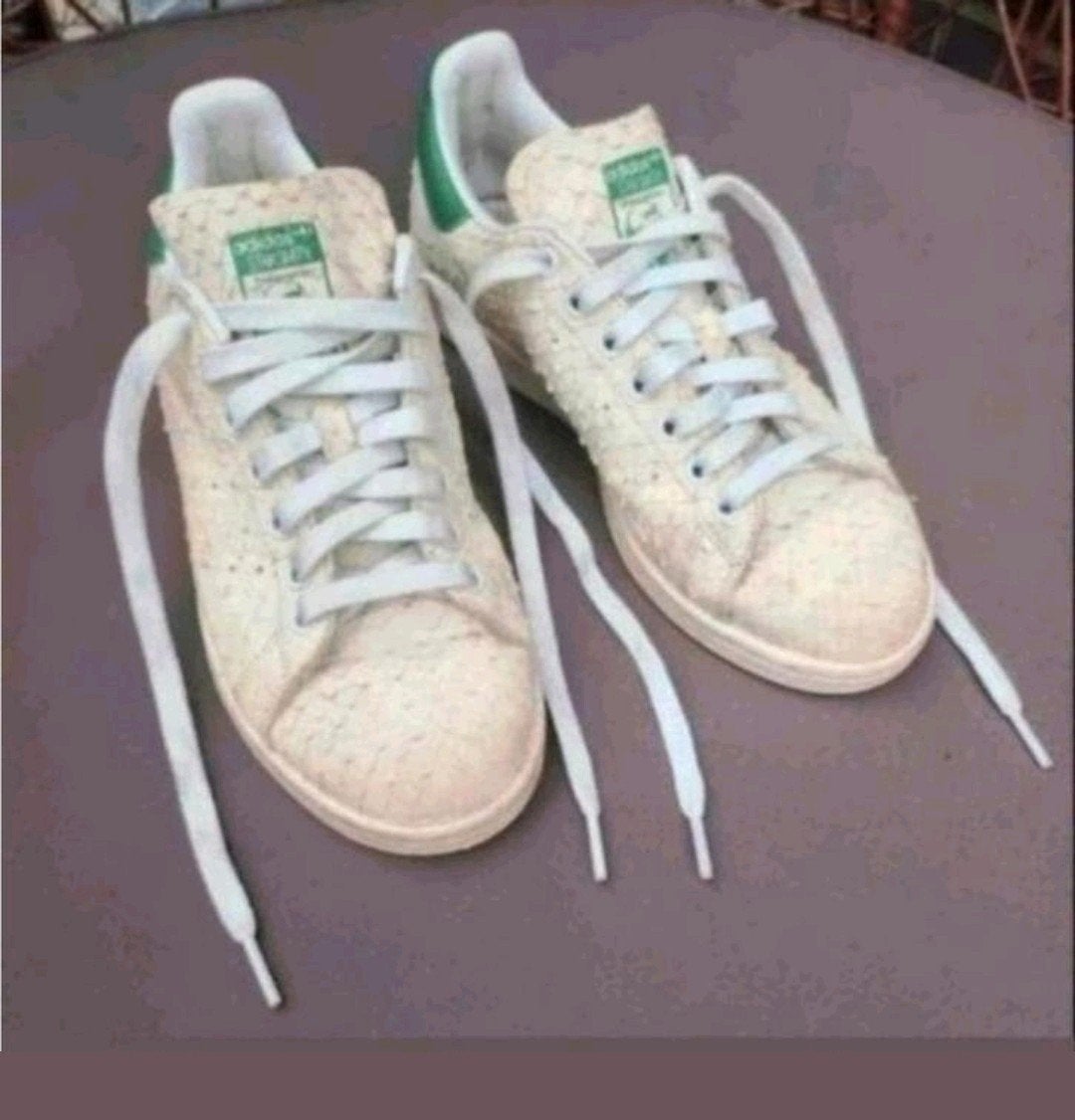 Stan Smith Reptiel Adidas Sneakers Maat 38 2/3, Ophalen of Verzenden, Gedragen, Sneakers of Gympen
