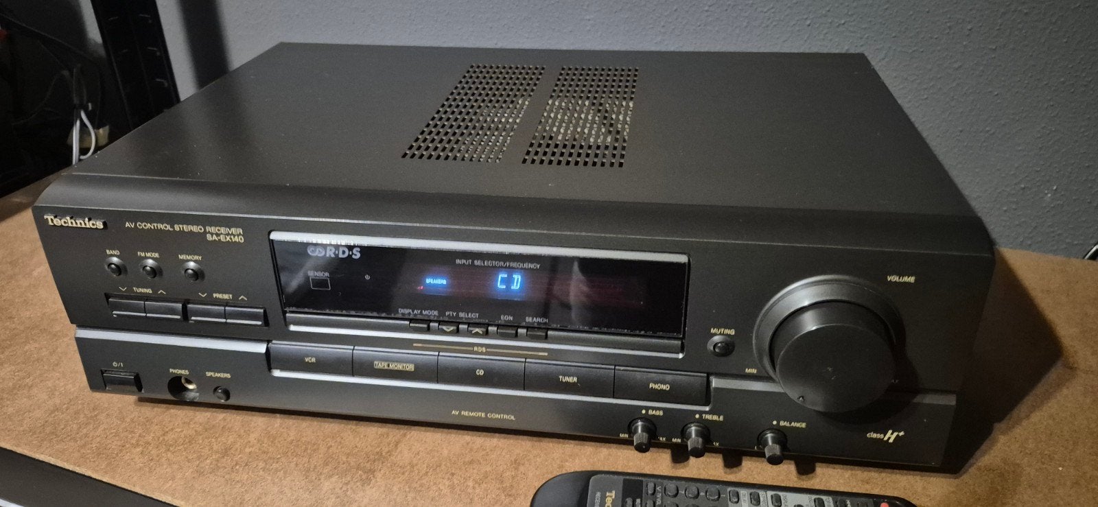Technics SA-EX140  2x 100Watt. ClassH+, Overige merken, Tuner of Radio, Zo goed als nieuw, Losse componenten