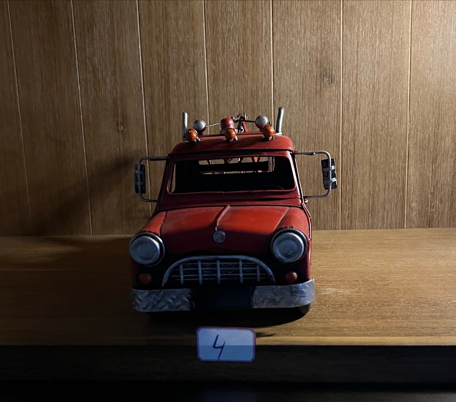 Decoratieve metalen sleepwagen model, Ophalen of Verzenden, Gebruikt