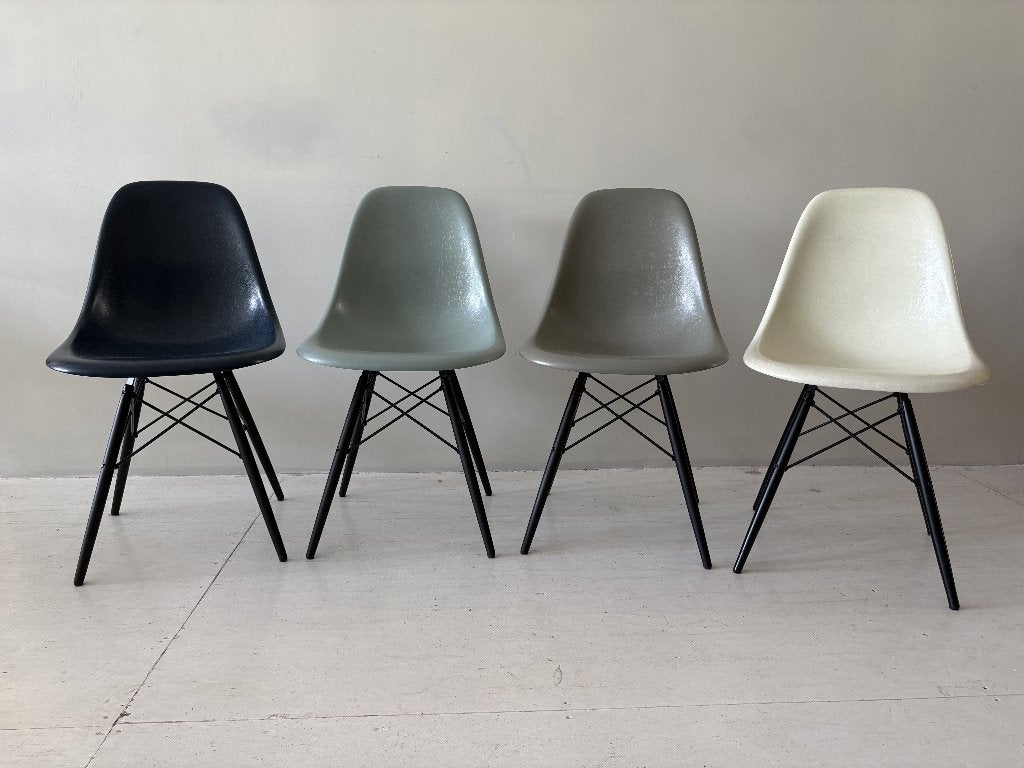 Vitra Eames Fiberglass Side Chair DSW, groen, Ophalen, Scandinavian design, Eén, Overige kleuren