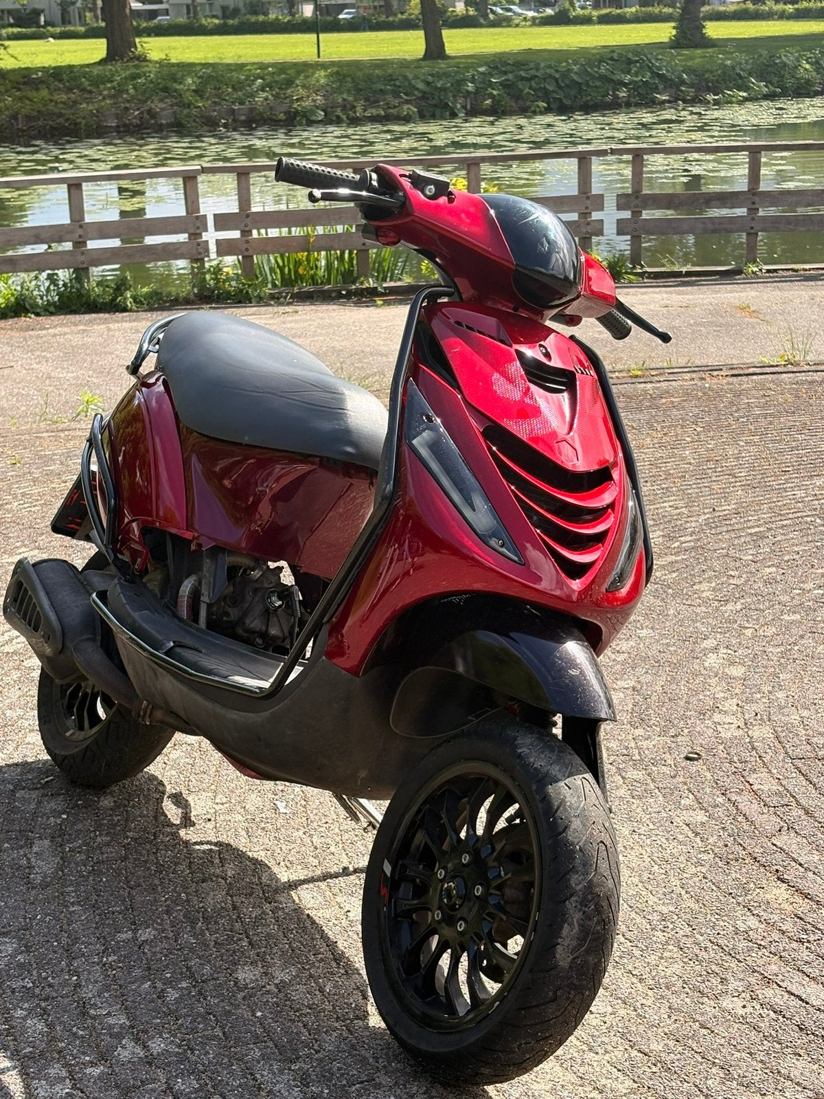 CANDY RED KAPPENSET, Ophalen of Verzenden, Gebruikt, Benzine, Zip