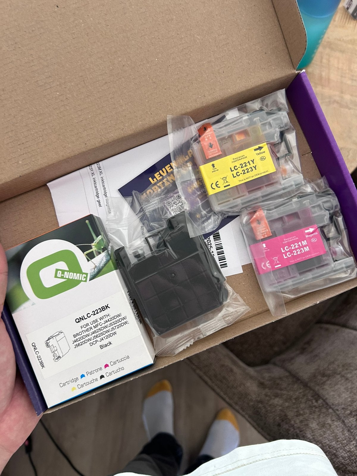 Brother LC-221 / LC-223 inktcartridges – nieuw & ongebruikt, Ophalen of Verzenden, Nieuw, Cartridge