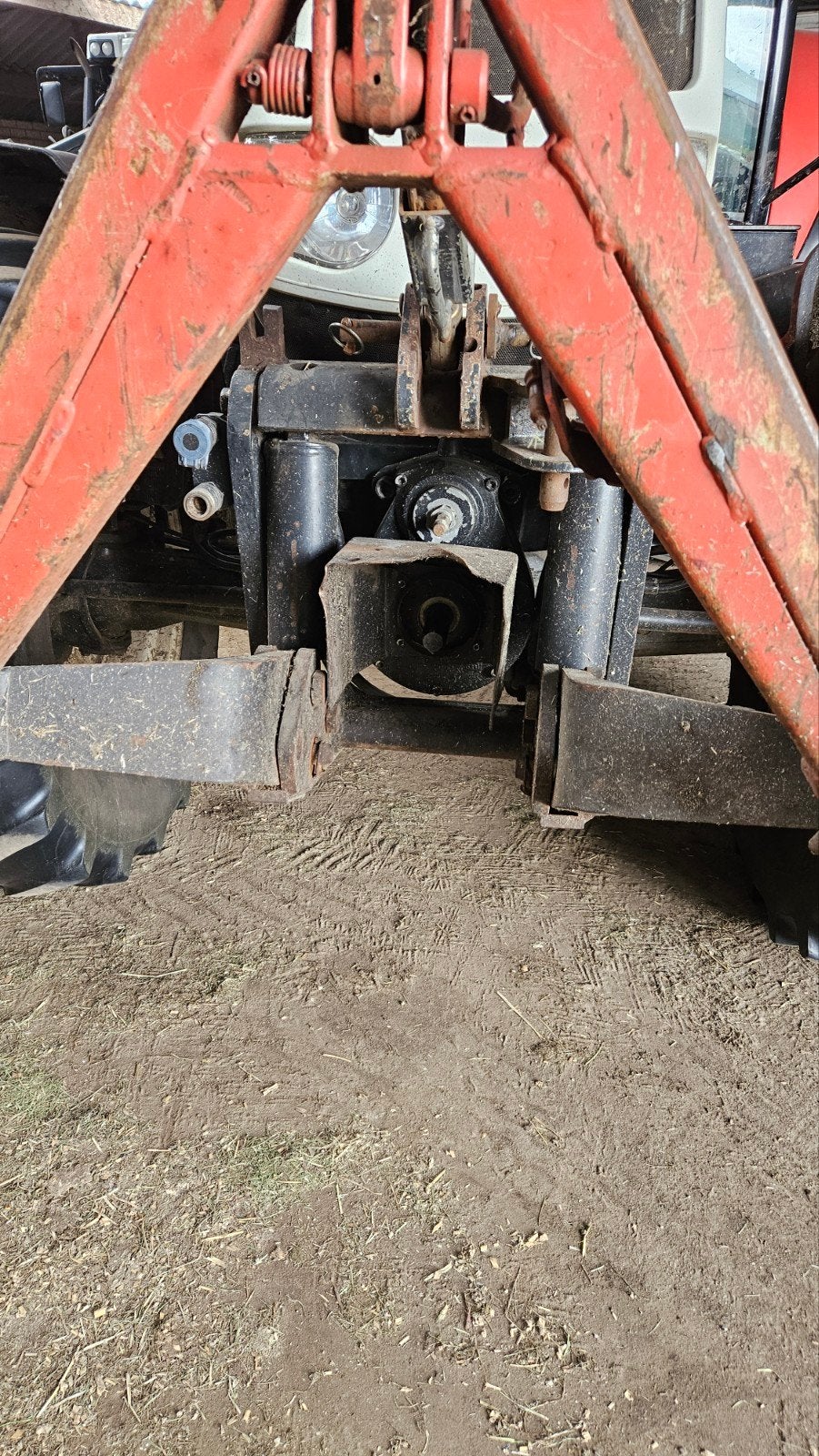 frontaftakas pto steyr, Ophalen