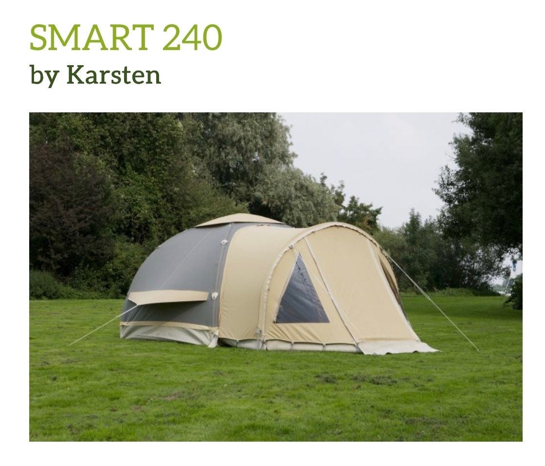 Karsten Tent Smart 240 met pomp tot 13 aug in Lazise ophalen, Ophalen, Zo goed als nieuw, Tot en met 3