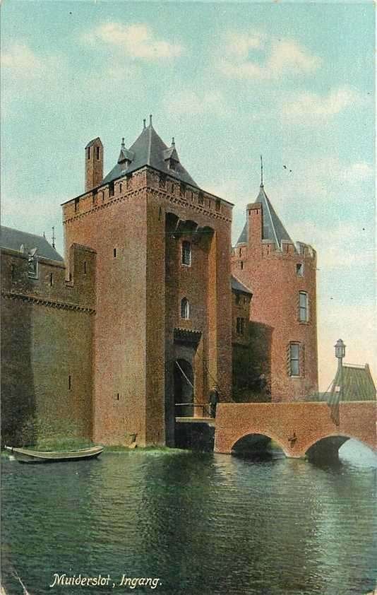 300-145-027 Muiden Muiderslot, Verzamelen, Verzenden, Voor 1920, Noord-Holland