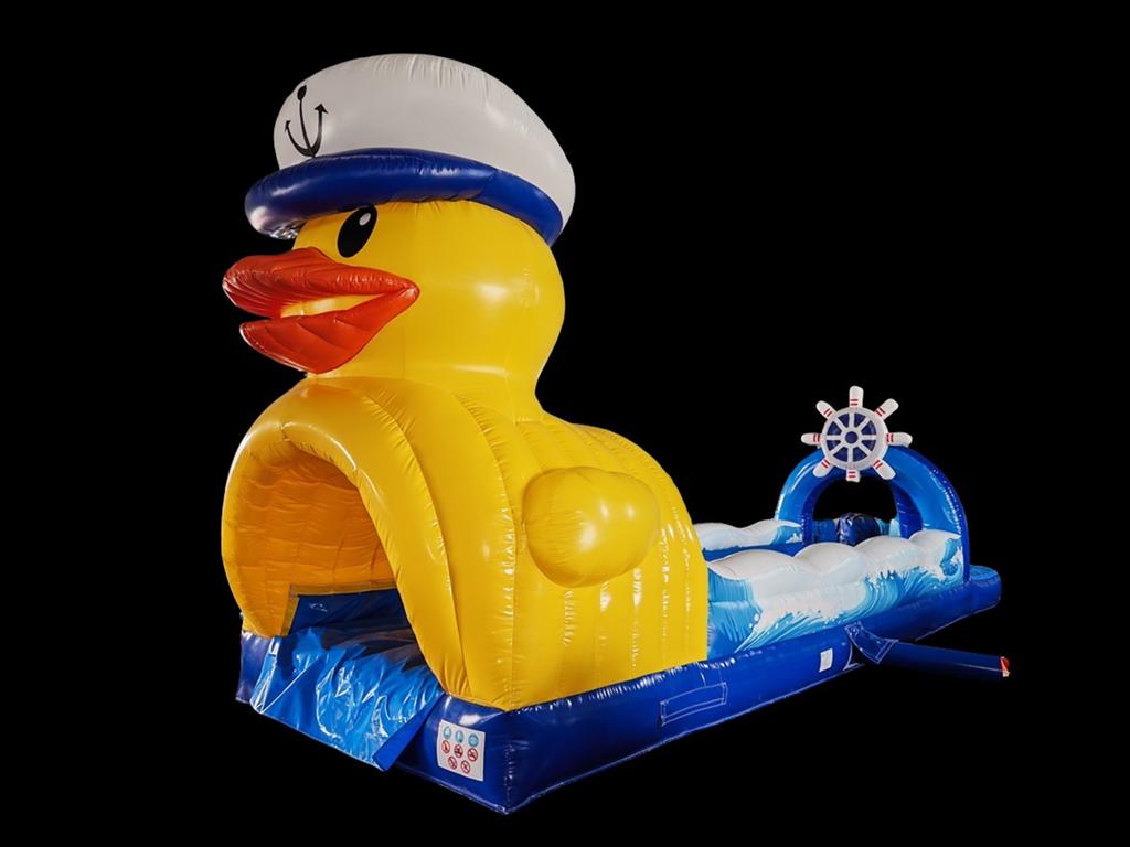 Te koop mooie nieuwe buikglijbaan springkussen eend 12m, Hobby en Vrije tijd, Ophalen of Verzenden, Nieuw, Verjaardag