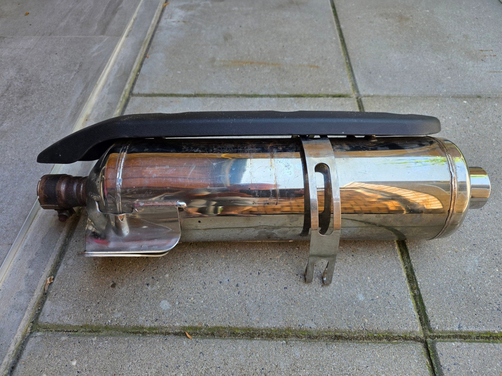 Originele uitlaat Gilera fuoco uit 2014, Ophalen