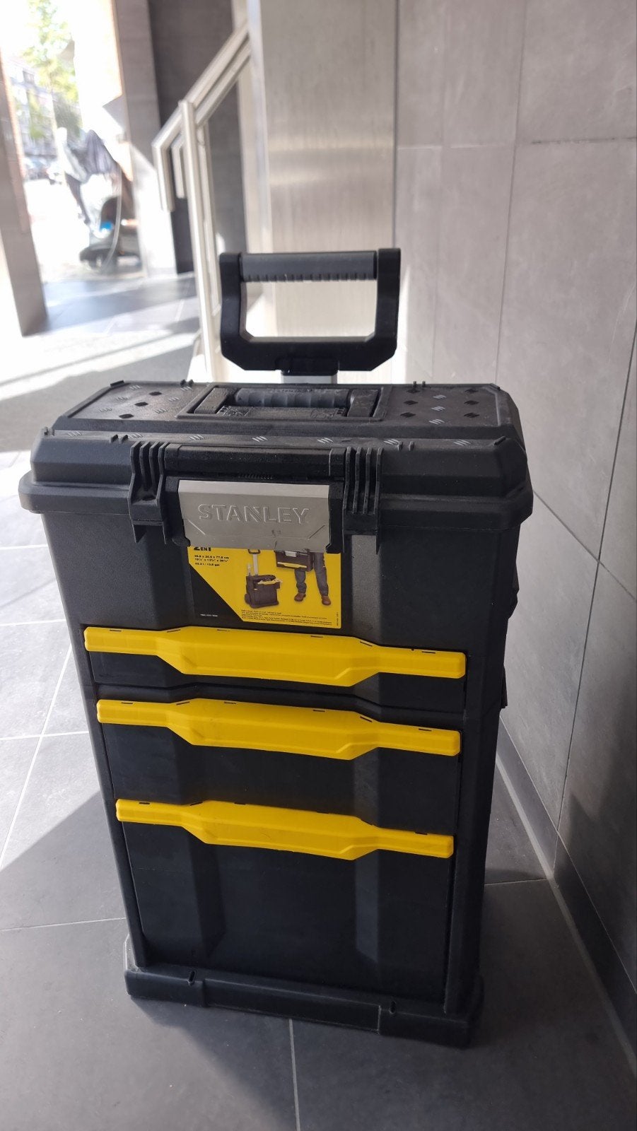 STANLEY gereedschapwagen, Doe-het-zelf en Verbouw, Ophalen, Zo goed als nieuw