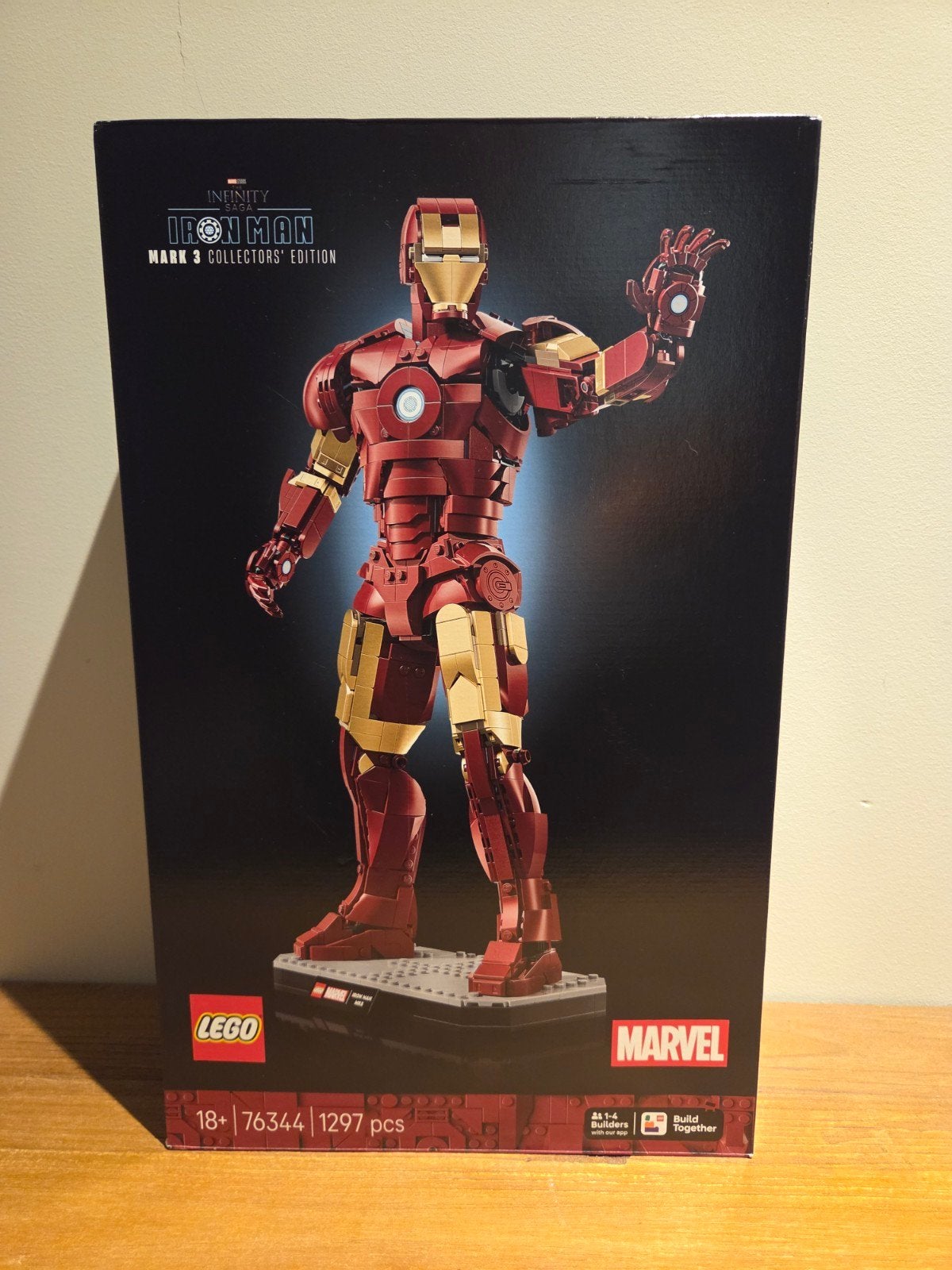 LEGO Marvel Iron Man Mark 3 Collectors' Edition 76344, Compleet, Lego, Ophalen of Verzenden, Zo goed als nieuw
