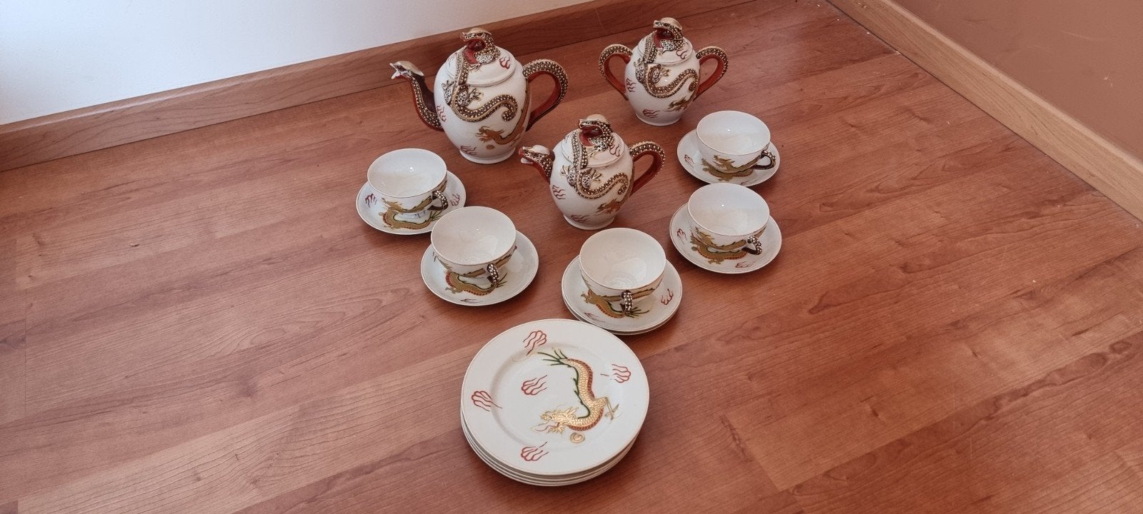 Japans HHP Dragonware servies jaren 50/60 – lithophane geish, Ophalen