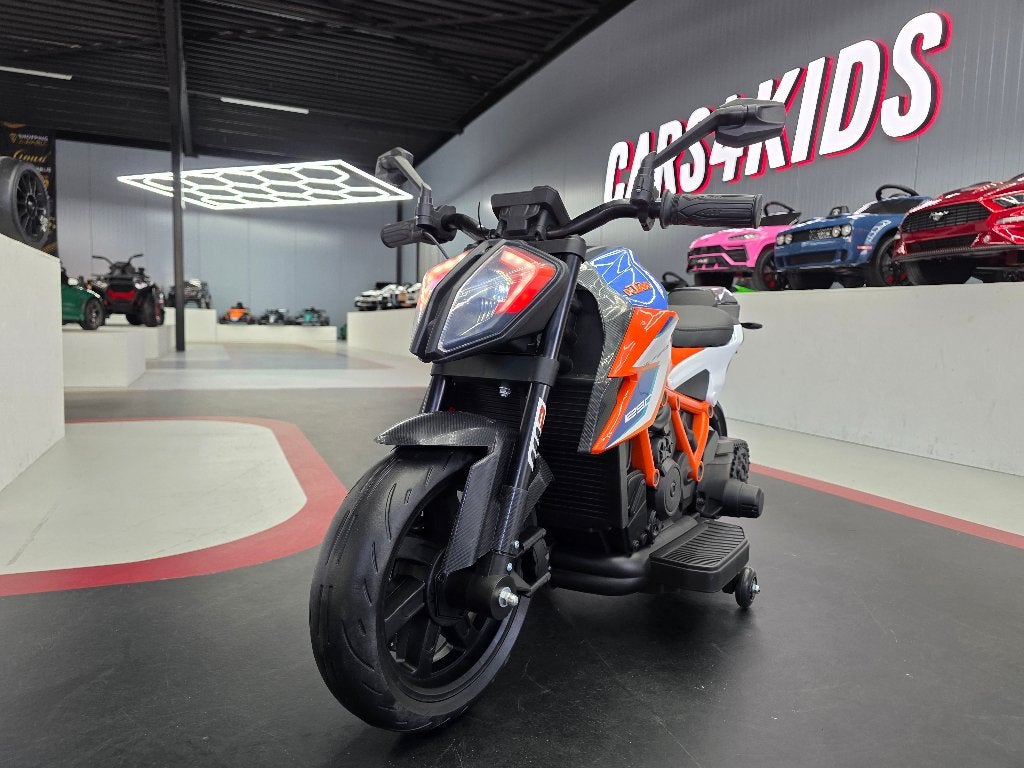 Kindermotor KTM 1290 Superduke - 12 volt - leren zit, Ophalen of Verzenden, Nieuw