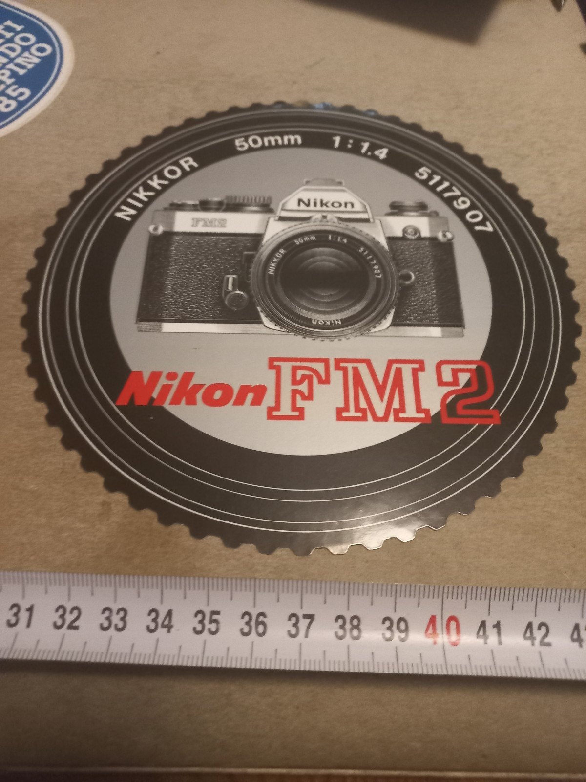 Nikon FM2 spiegelreflexcamera sticker/magneet, Ophalen of Verzenden, Nieuw
