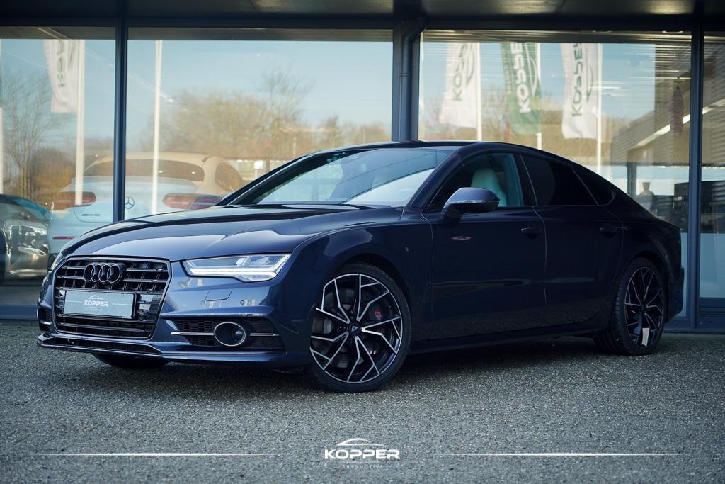 Audi S7 Sportback 4.0 TFSI A7 quattro Pro Line Plus / Luchtv, Auto's, Automaat, Gebruikt, 4 stoelen, Zwart