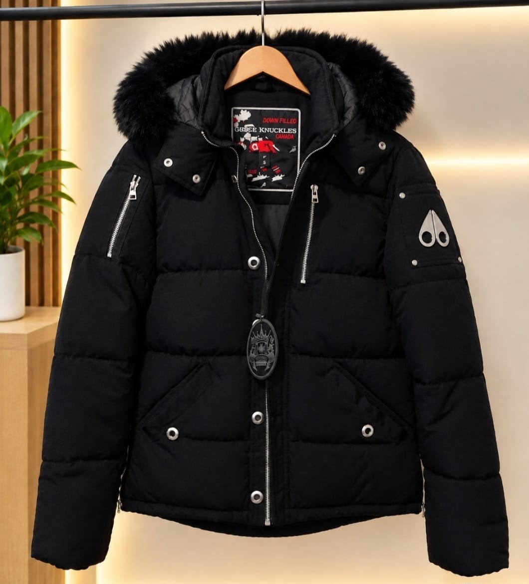 Moose Knuckles winterjas Nieuwe, Ophalen, Zwart, Nieuw, Overige maten