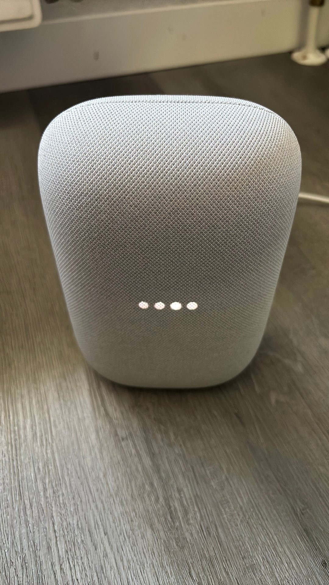 Google nest audio chalk-grijs speaker nieuwstaat, Ophalen of Verzenden