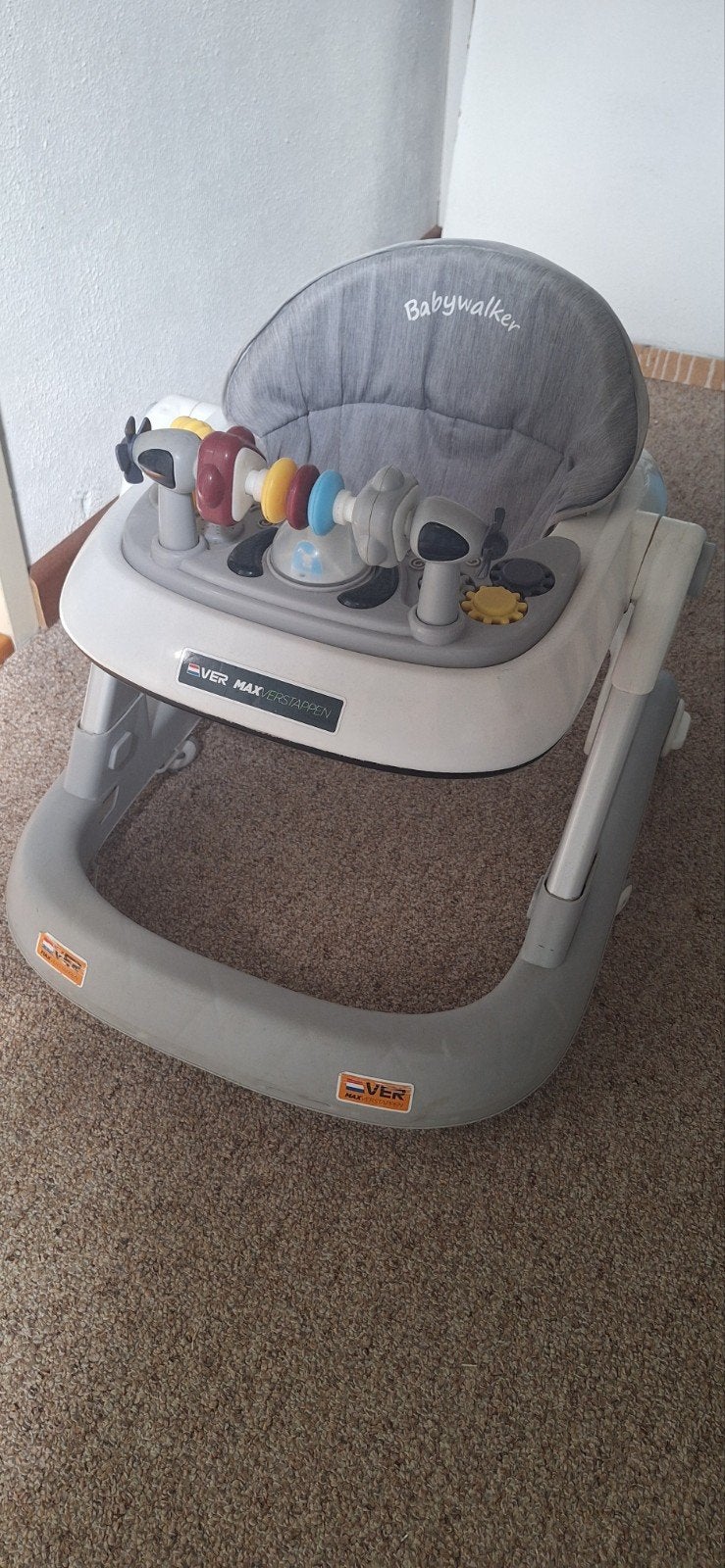 Babywalker loopstoel met speelblad, Kinderen en Baby's, Speelgoed | Babyspeelgoed, Ophalen, Gebruikt, Overige typen, Met wieltjes