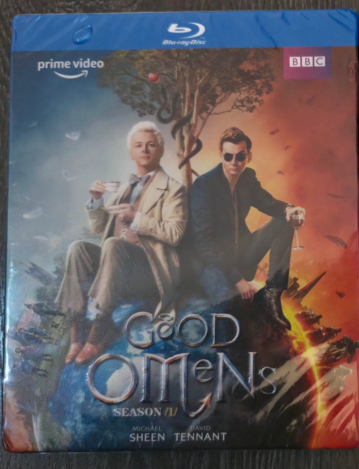 Good Omens s1 Bluray, nieuw in seal, Ophalen of Verzenden, Nieuw in verpakking, Tv en Series