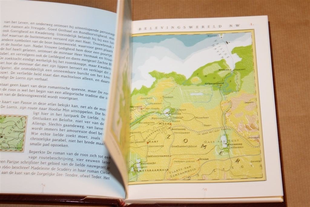 Zakatlas van de Belevingswereld — Unieke Landkaarten, Boeken, Ophalen of Verzenden, 1800 tot 2000, Nederland, Landkaart
