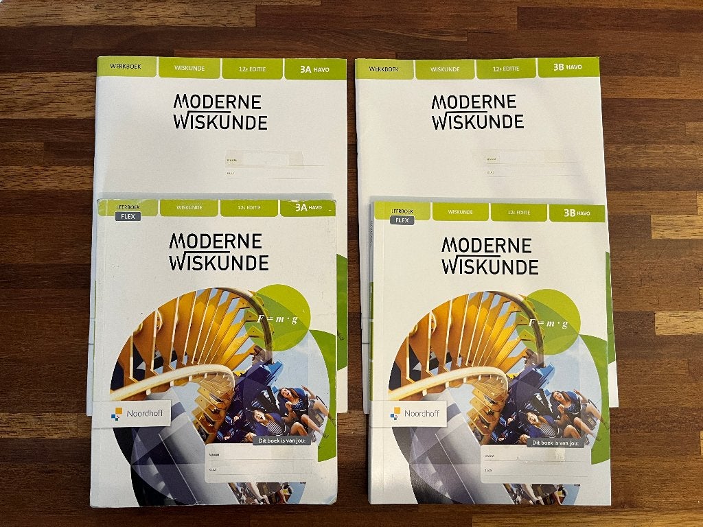 Moderne wiskunde 3a en 3b werkboek, leerboek havo, Boeken, Ophalen of Verzenden, Gelezen, HAVO, Wiskunde A