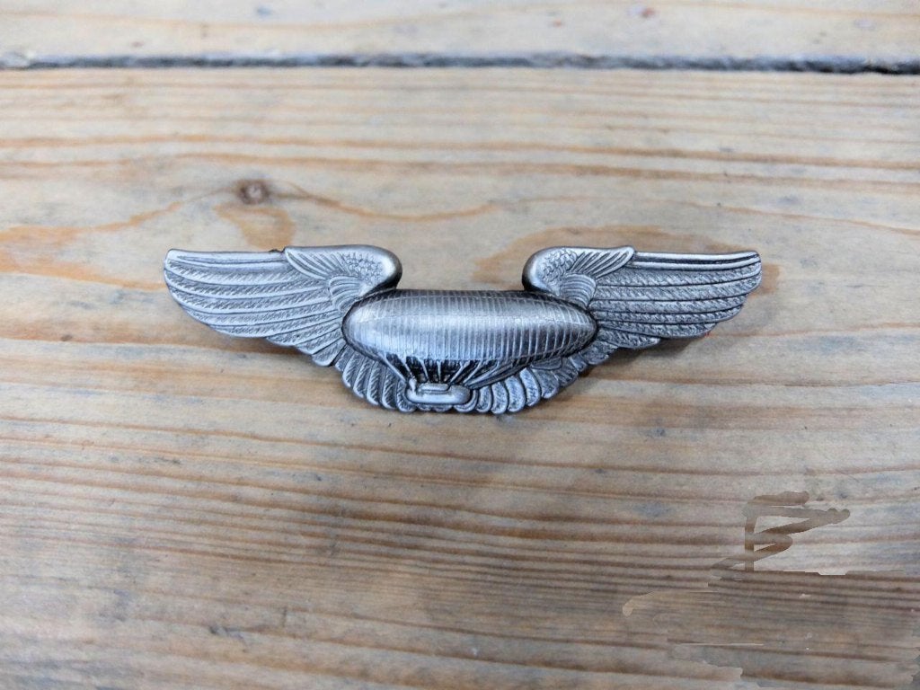 Embleem,Badge,USAAF,WWI,Luchtschip,Piloot, Ophalen of Verzenden, Luchtmacht, Amerika, Embleem of Badge